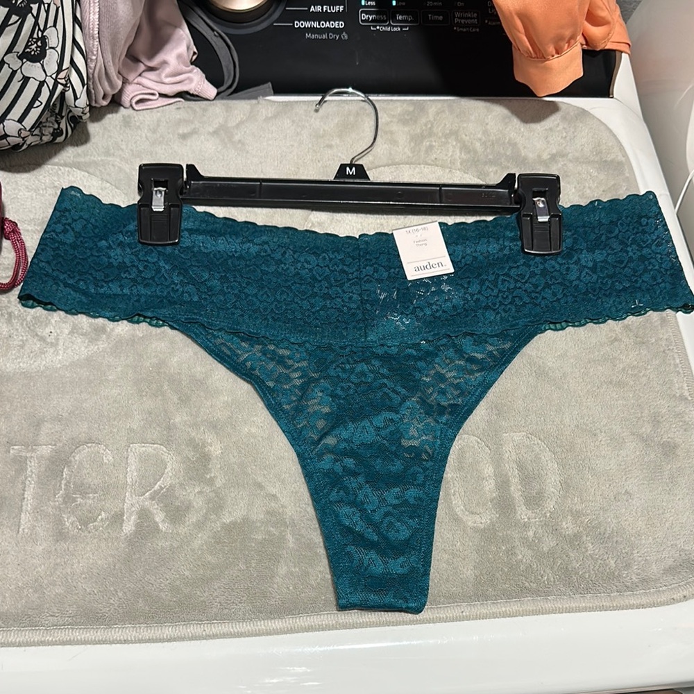 Auden Teal Lace Panties